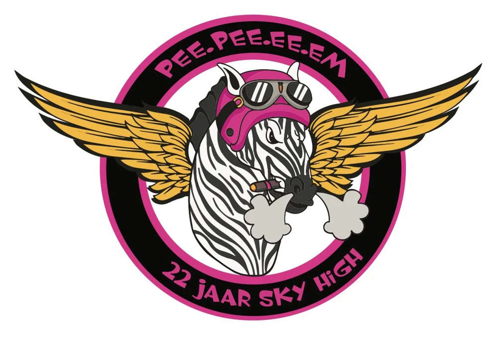 Het gevleugelde PPEM-zebralogo